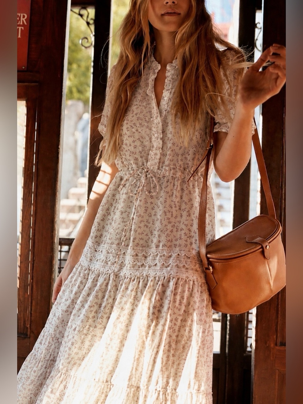 Christy Dawn *limited* Elle Dress in Lilac Ditzy Floral
